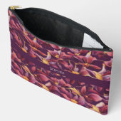 Lila florale zubehörtasche (Offen)