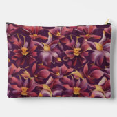 Lila florale zubehörtasche (Rückseite)