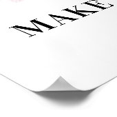 *~* Lila, florales Abstraktes DANDELION machen ein Poster (Ecke)