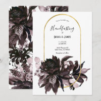 Lila florales Gothic Boho Pagan Handfasting