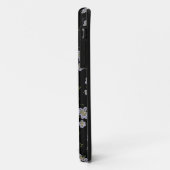 Lila Florals Computer Gezeichnet Kunst Case-Mate iPhone Hülle (Hinten/Links)