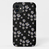 Lila Florals Computer Gezeichnet Kunst Case-Mate iPhone Hülle (Rückseite)