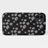 Lila Florals Computer Gezeichnet Kunst Case-Mate iPhone Hülle (Rückseite (Horizontal))