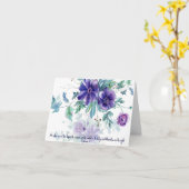 Lila florare Note, heilig und unverschämt Karte (Gelbe Blume)