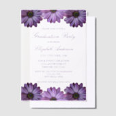 Lila Florentiner Graduierungspartei Pergament Einladungen (Versetzt)