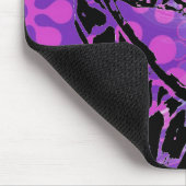 Lila Flower Giraffe ~ Mousepad (Ecke)