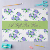 Lila Flower-Tissue Seidenpapier (Basteln)