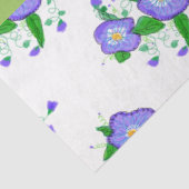 Lila Flower-Tissue Seidenpapier (Ausschnitt)