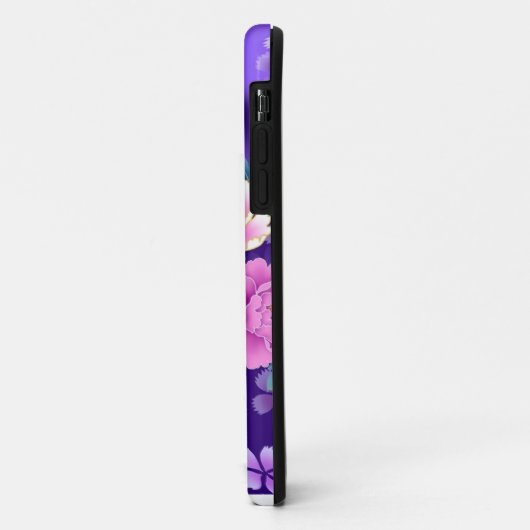 Lila Flows iPhone Case (Hinten/Links)