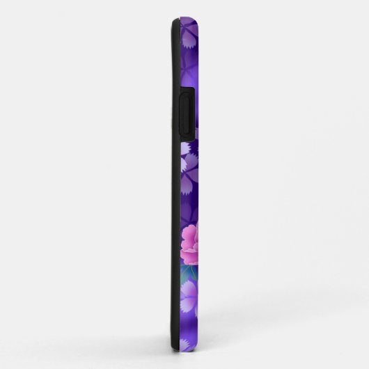 Lila Flows iPhone Case (Hinten/Rechts)