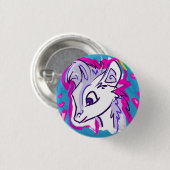 Lila Fluff Button (Vorne & Hinten)