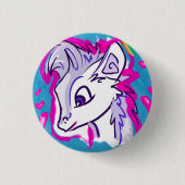 Lila Fluff Button (Vorderseite)
