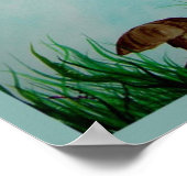 lila Flügelmärchen Poster (Ecke)