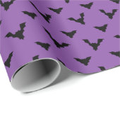 lila Flugverhalten Geschenkpapier (Rolleneckpunkt)