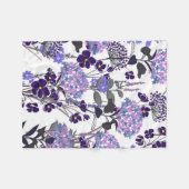 LILA FLÜSSE FLEECEDECKE (Vorderseite (Horizontal))