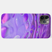 Lila, flüssige Marmorlackierung aus rosa Acryl Case-Mate iPhone Hülle (Rückseite (Horizontal))