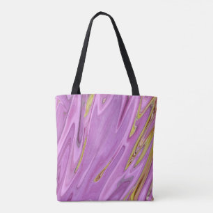Lila Flüssigkeitsplanung Tasche