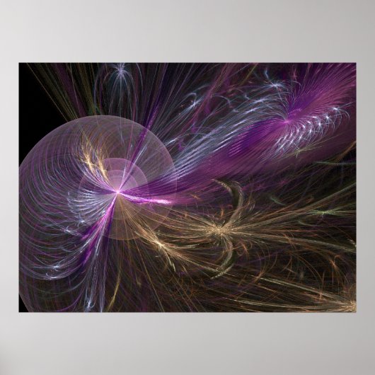 Lila Flüstern Poster (Vorne)