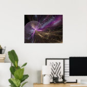 Lila Flüstern Poster (Heimbüro)