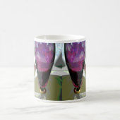 Lila Flutglas mit Schatten Kaffeetasse (Mittel)
