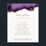 lila Flyer<br><div class="desc">eleganter Schönheitssalon Flyer</div>