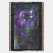 Lila Flyer Express Decke (Vorderseite Vertikal)