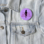 Lila Fokus glauben atmen Button (Beispiel)