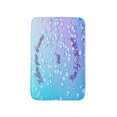 Lila folgen Sie Ihren Träumen und erreichen Sie di Badematte (Vorderseite Vertikal)