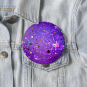 Lila Folienhintergrund mit Sternen Button (Beispiel)
