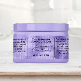 lila Folienseife im Vintagen Stil