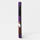 Lila Football Custom iPhone 5 Fall Case-Mate iPhone Hülle (Hinten/Links)