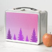 Lila Forest Metal Lunch Box (Beispiel)