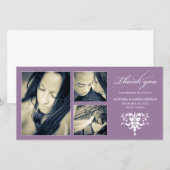 LILA FORMALE ZUSAMMENARBEIT | DANKE, DASS DU KARTE (Vorne/Hinten)