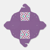 lila Formatmuster Geschenkschachtel (Ungefaltet)