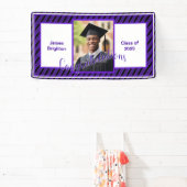 Lila Foto Abschluss Banner (InSitu)