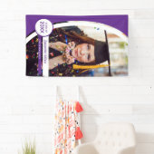 Lila Foto-Abschluss Banner (Insitu)