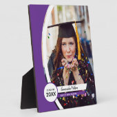 Lila Foto-Abschluss Fotoplatte (Seite)