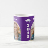 Lila Foto Abschluss Kaffeetasse (Mittel)
