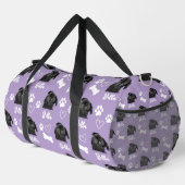 Lila Foto für  benutzerdefinierte Liebe Paw Print  Duffle Bag (Rechte Ecke)