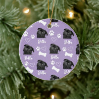 Lila Foto für  benutzerdefinierte Liebe Paw Print 