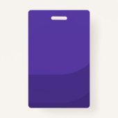 Lila Foto-ID für moderne und minimale Presseauswei Ausweis (Rückseite)