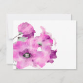 Lila Foto im Speicher dank Karte (Rückseite)