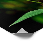 Lila Foto mit Khalil Gibran Zitat Poster (Ecke)