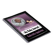 Lila Foto Reflection - My Baby Journal Notizblock (Rechte Seite)