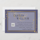 Lila FOTO-WEDING-QR-Code Rett (Vorderseite)