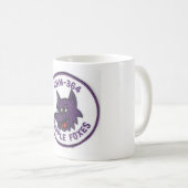 Lila Foxes HMM364 Marines Kaffeetasse (VorderseiteRechts)
