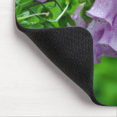 Lila Foxglove Blume Mousepad (Ecke)