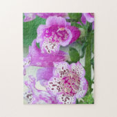 Lila Foxglove im Vollblut Puzzle (Vertikal)