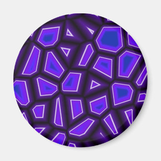 Lila Fragmente Magnet