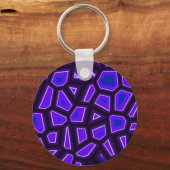 Lila Fragmente Schlüsselanhänger (Vorderseite)